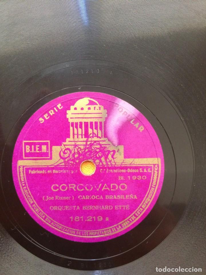 Discos de pizarra: DISCO DE PIZARRA CORCOVADO // EN EL HAREM. ORQUESTA BERNHARD ETT&Eacute; - Foto 2