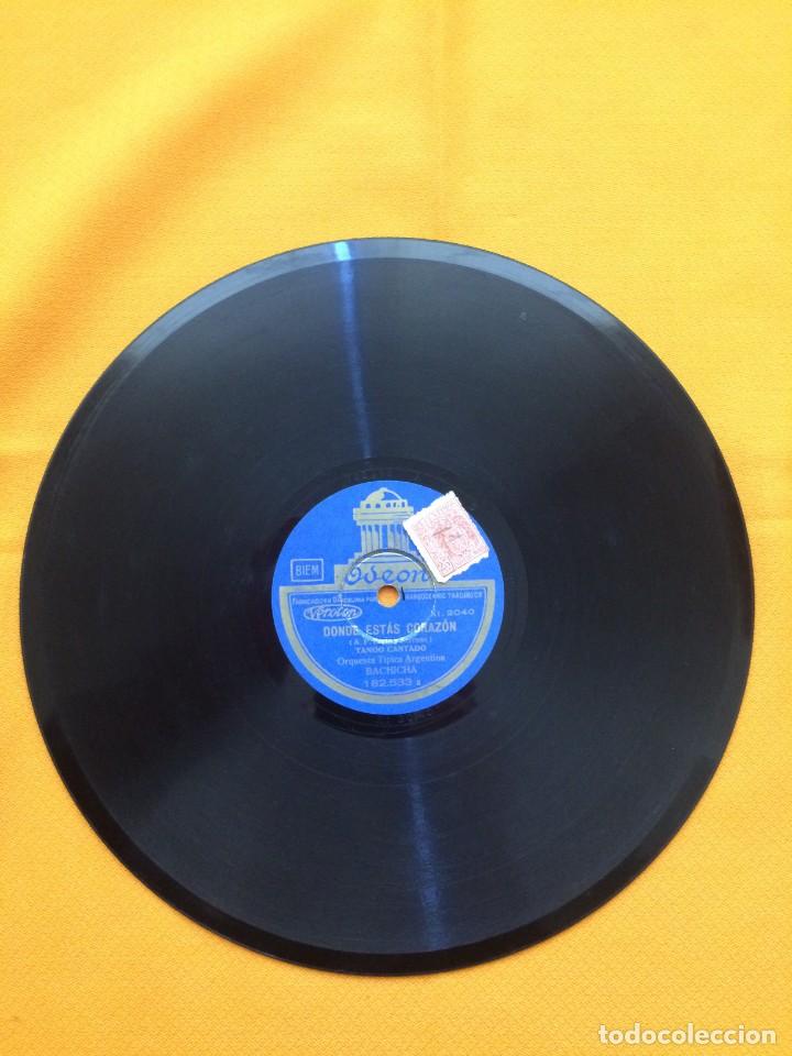 Discos de pizarra: DISCO DE PIZARRA. D&Oacute;NDE EST&Aacute;S CORAZ&Oacute;N // RENACIMIENTO - Foto 1