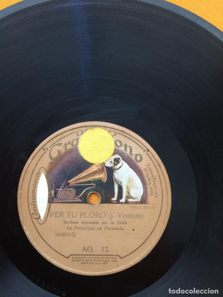 Discos de pizarra: DISCO DE PIZARRA. PER TU PLORO // EL TOC D ORACI&Oacute;. La principal de Perelada - Foto 2