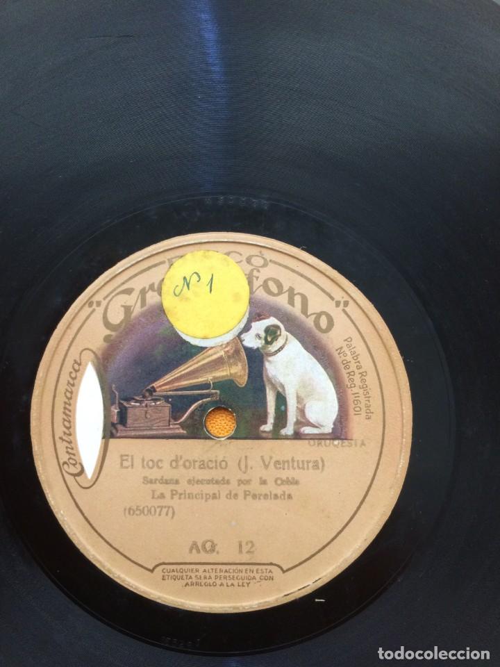 Discos de pizarra: DISCO DE PIZARRA. PER TU PLORO // EL TOC D ORACI&Oacute;. La principal de Perelada - Foto 4