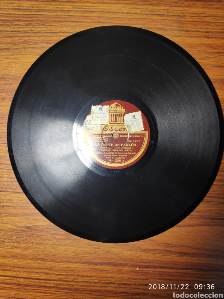 Discos de pizarra: Disco pizarra. La corte de faraon - Foto 3