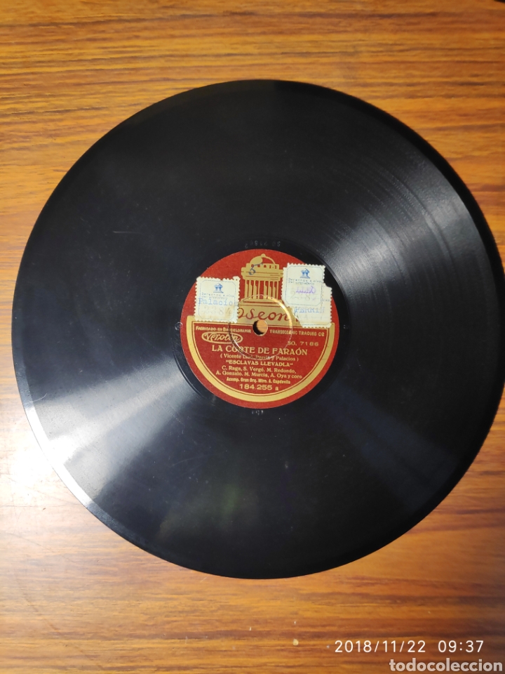 Discos de pizarra: Disco pizarra. La corte de faraon - Foto 4