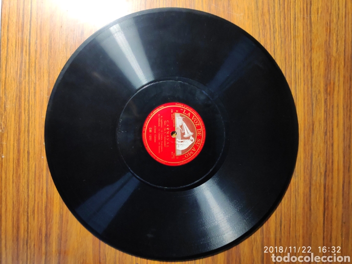 Discos de pizarra: Disco pizarra. Alfred cortot. Carnaval - Foto 3