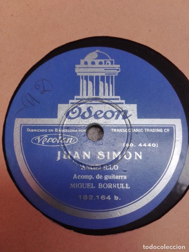Discos de pizarra: ANGELILLO-JUAN SIMON-MUY BUEN ESTADO - Foto 1