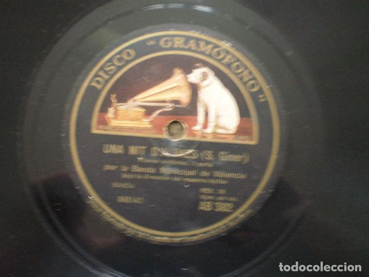 Discos de pizarra: UNA NIT D&acute;ALBAES. GINER. PARTE I Y II. - Foto 1