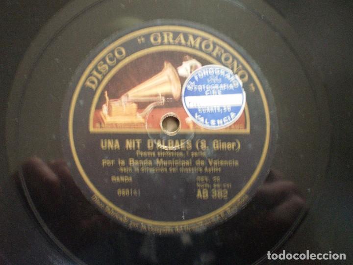 Discos de pizarra: UNA NIT D&acute;ALBAES. GINER. PARTE I Y II. - Foto 2