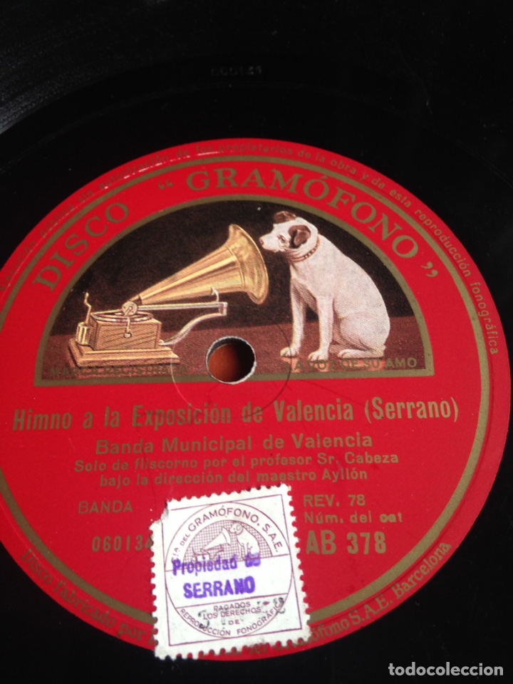 Discos de pizarra: Himno a la exposici&oacute;n de Valencia - Foto 1
