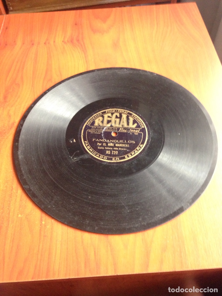 Discos de pizarra: Fandanguillos por El Ni&ntilde;o marchena - Foto 2