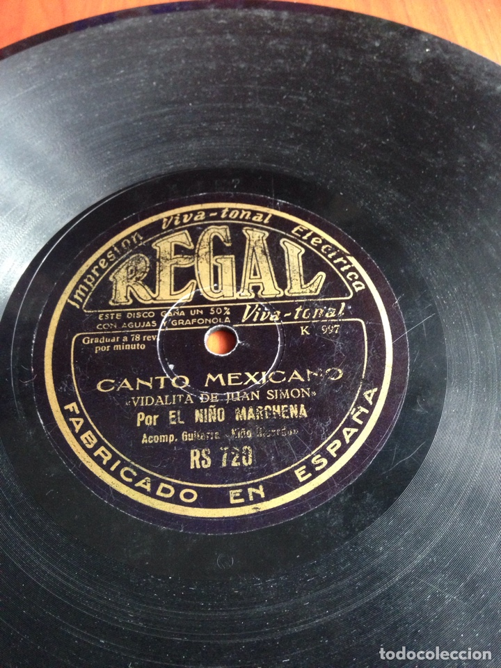Discos de pizarra: Fandanguillos por El Ni&ntilde;o marchena - Foto 3