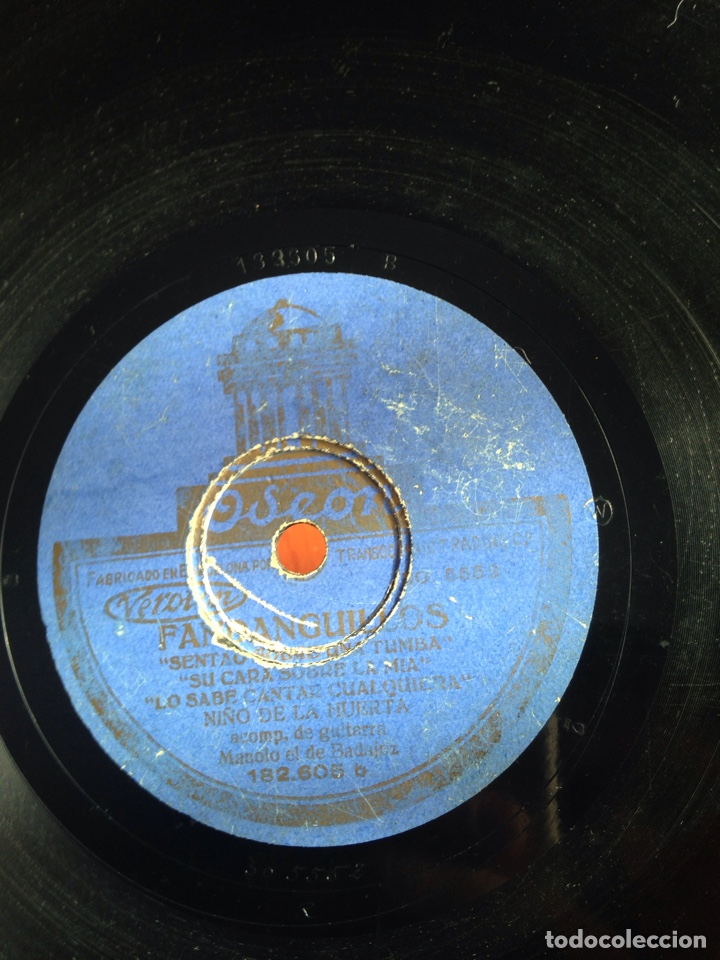 Discos de pizarra: Fandanguillos por El Ni&ntilde;o de la huerta - Foto 3