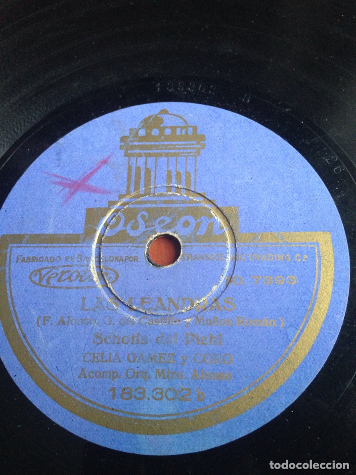 Discos de pizarra: Las leandras schotis Celia G&aacute;mez y coro - Foto 1