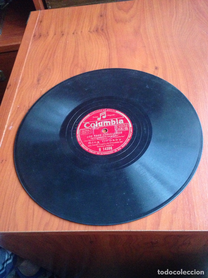 Discos de pizarra: Los tres caballeros bing crosby - Foto 4