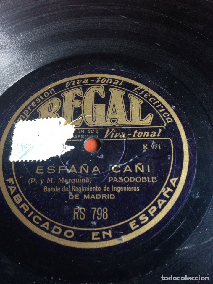 Discos de pizarra: Espa&ntilde;a ca&ntilde;i - Foto 1