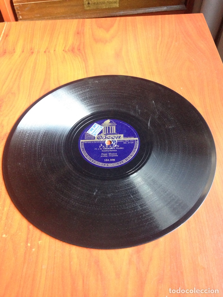 Discos de pizarra: Fara&oacute;n zambra-farruca Pepe blanco - Foto 2