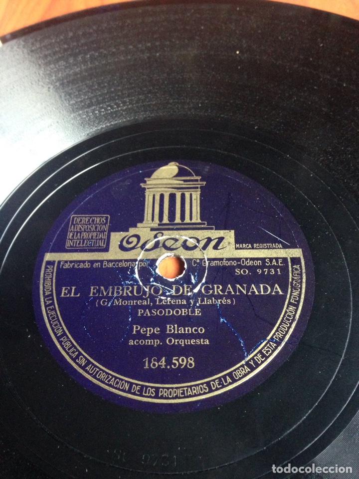 Discos de pizarra: Fara&oacute;n zambra-farruca Pepe blanco - Foto 3