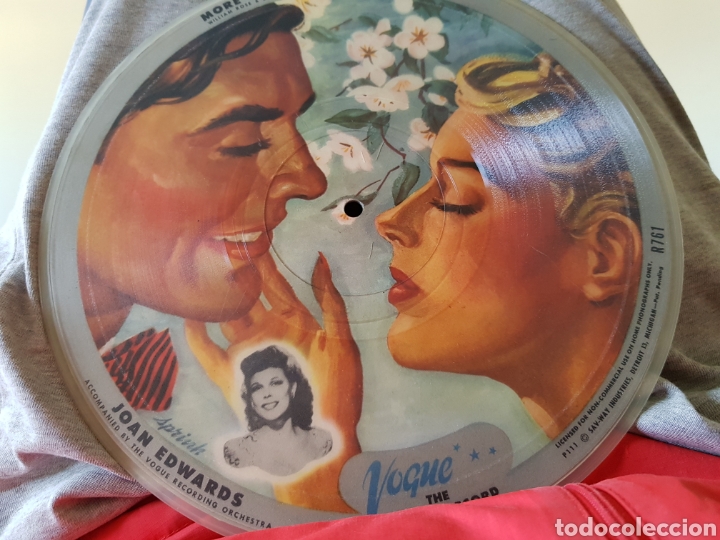 Discos de pizarra: 78 RPM VOGUE JOAN EDWUARS - Foto 2