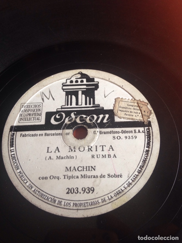 Discos de pizarra: La morita machin - Foto 1