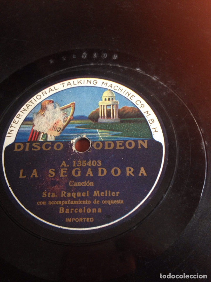 Discos de pizarra: La segadora Raquel meller - Foto 1