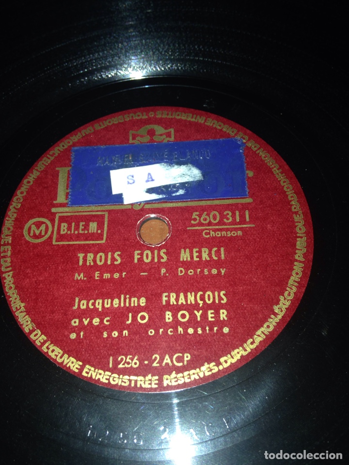 Discos de pizarra: Trois fois merci - Foto 1