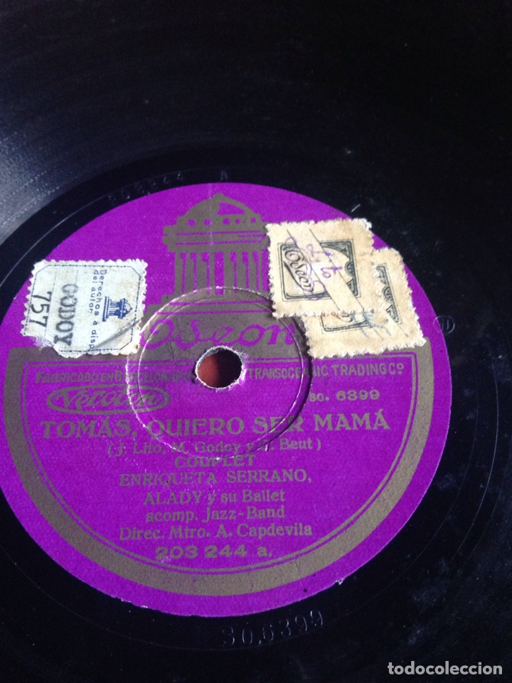 Discos de pizarra: Tom&aacute;s quiero ser mam&aacute; Enrique serrano - Foto 1