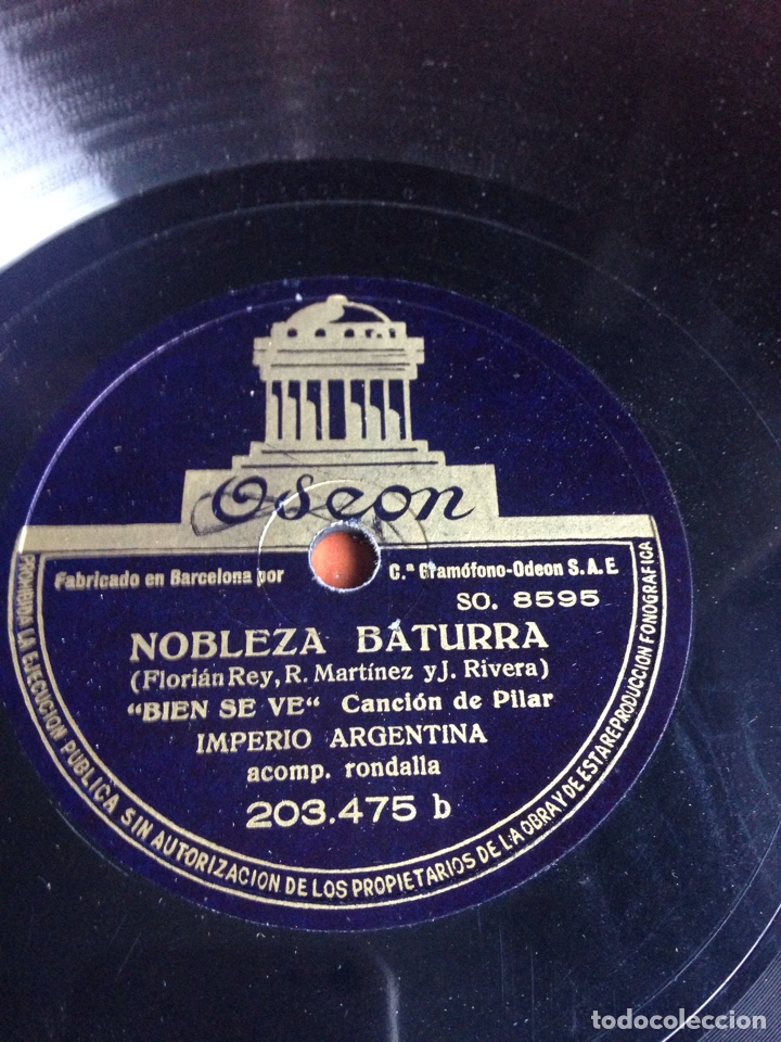 Discos de pizarra: Nobleza baturra imperio Argentina - Foto 1