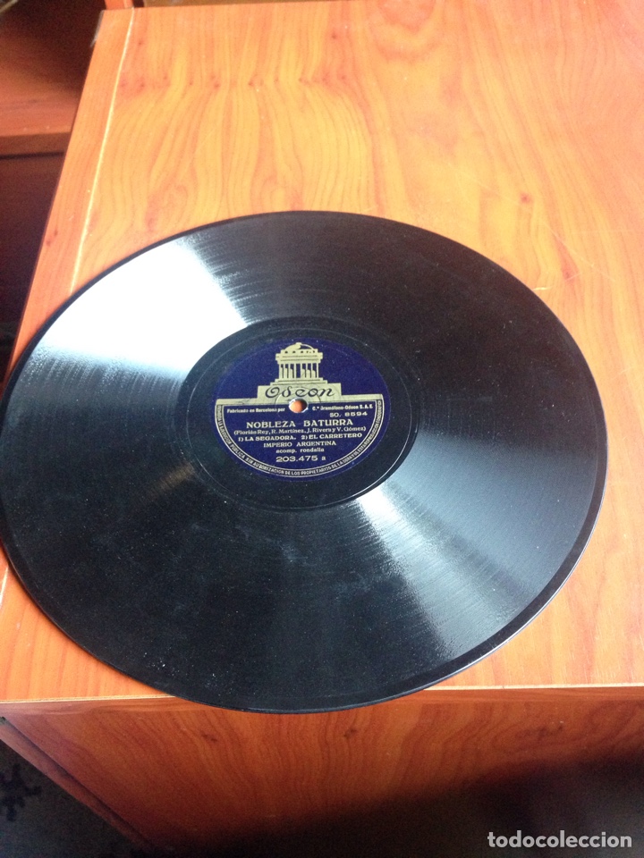Discos de pizarra: Nobleza baturra imperio Argentina - Foto 4