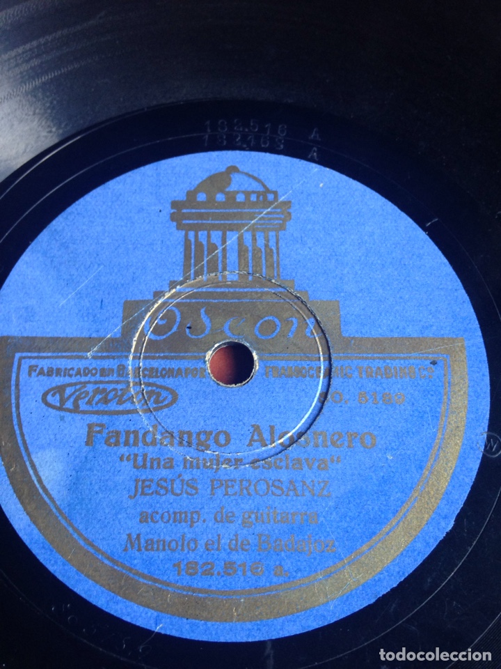 Discos de pizarra: Seguidillas gitanas con cambio jesus perosanz - Foto 4