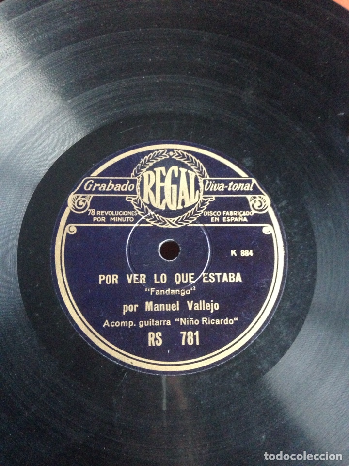 Discos de pizarra: Con un suspiro Manuel Vallejo - Foto 3