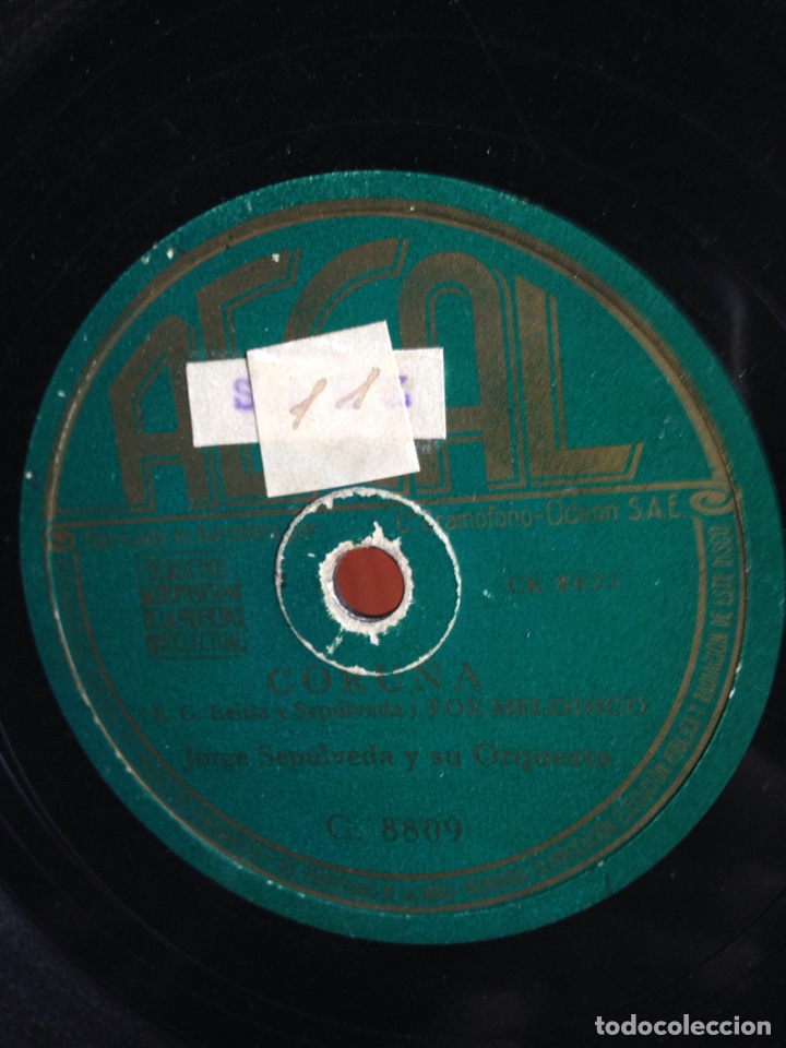 Discos de pizarra: Coru&ntilde;a Jorge Sep&uacute;lveda y su orquesta - Foto 1
