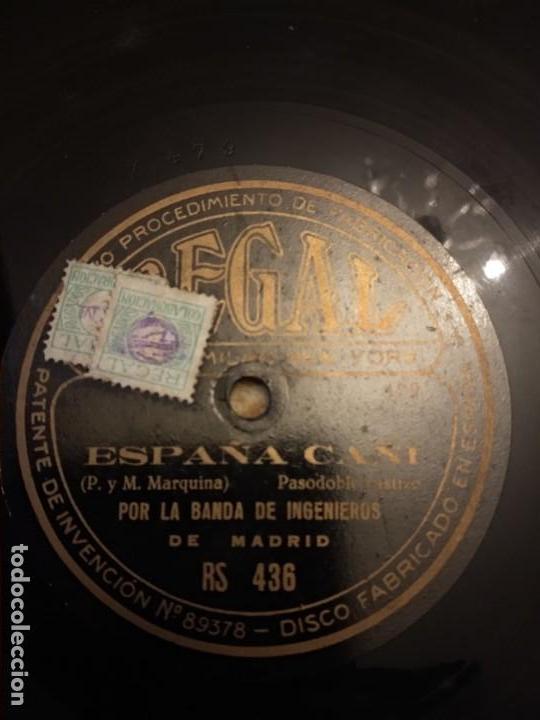 Discos de pizarra: Banda de Ingenieros Espa&ntilde;a Ca&ntilde;i - Foto 3
