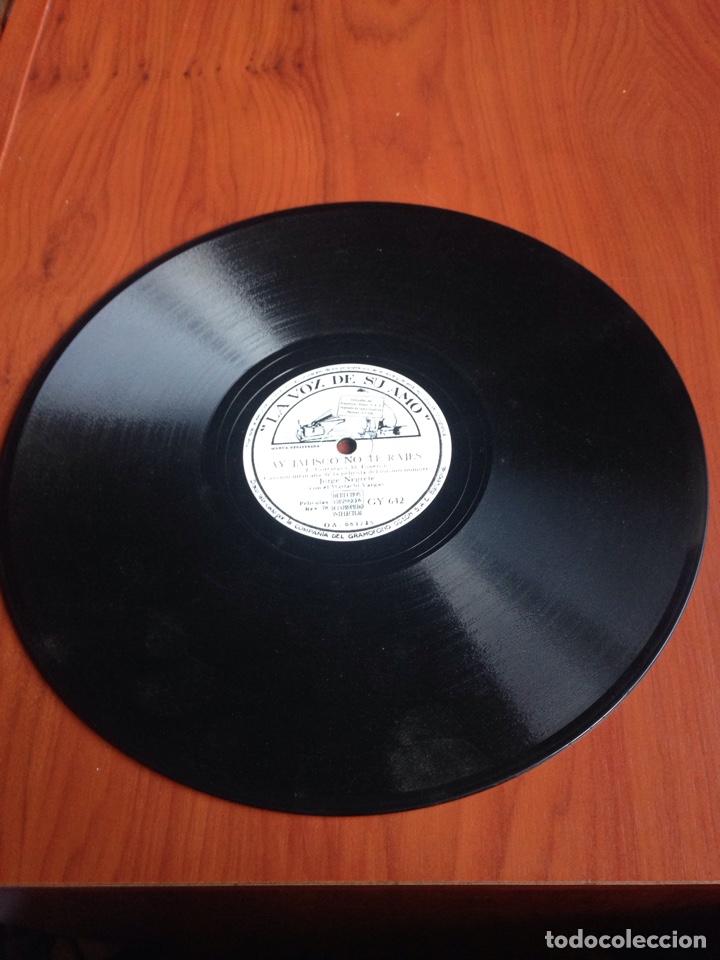 Discos de pizarra: Ay jalisco no te rajes Jorge negrete - Foto 2