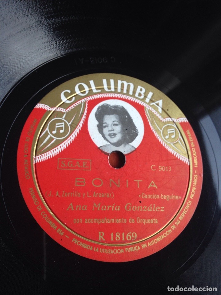 Discos de pizarra: Bonita Ana Mar&iacute;a Gonz&aacute;lez - Foto 1