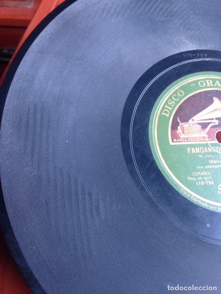 Discos de pizarra: Soleares Manuel Vallejo - Foto 4