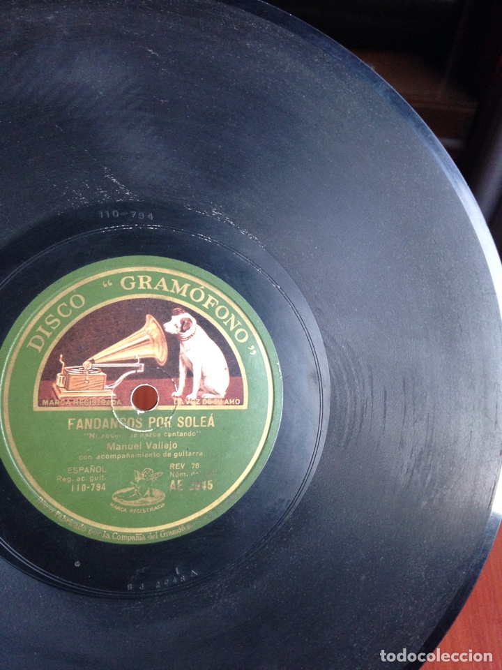 Discos de pizarra: Soleares Manuel Vallejo - Foto 5