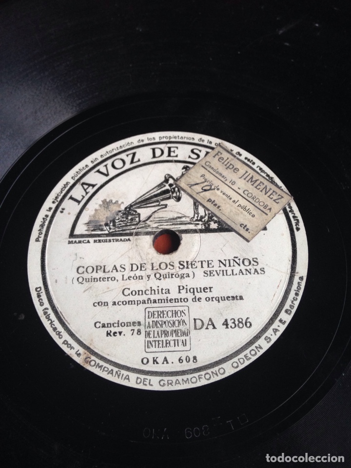 Discos de pizarra: La mariana conchita piquer - Foto 4