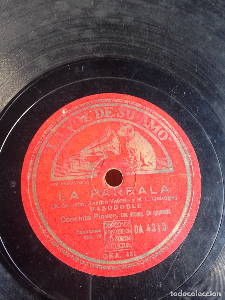 Discos de pizarra: La parrala conchita piquer - Foto 1