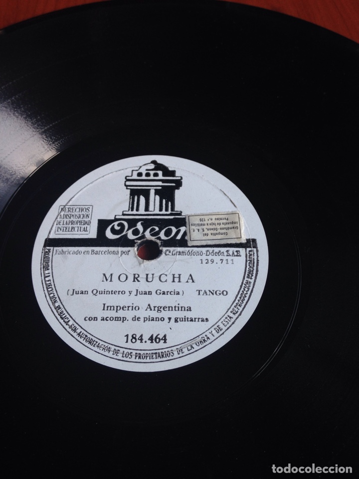 Discos de pizarra: Morucha imperio Argentina - Foto 1