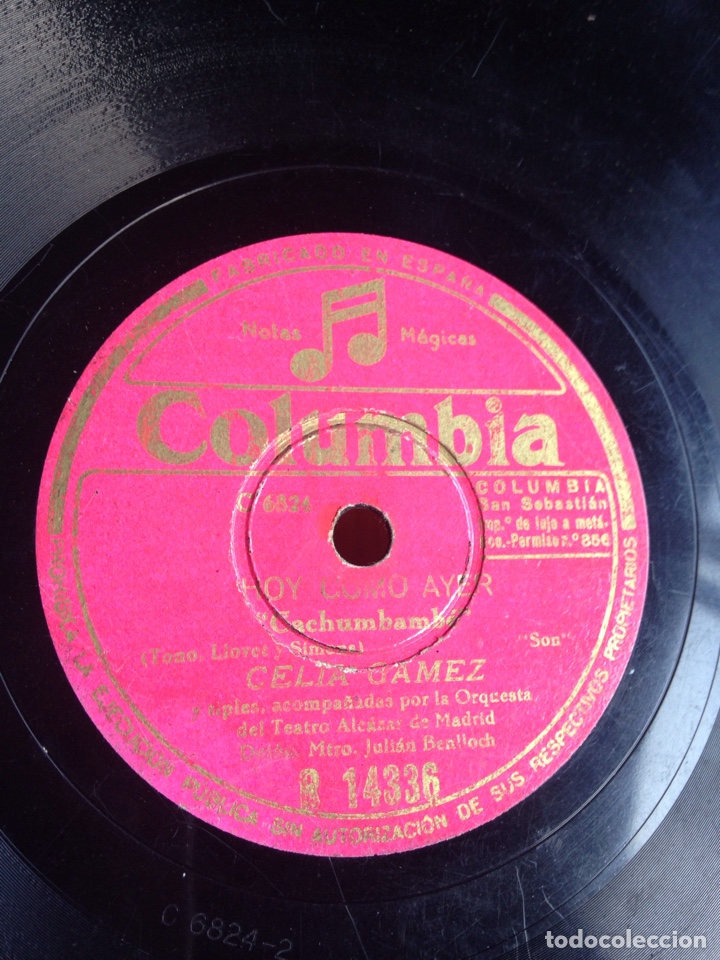 Discos de pizarra: Hoy como ayer por Celia G&aacute;mez - Foto 1