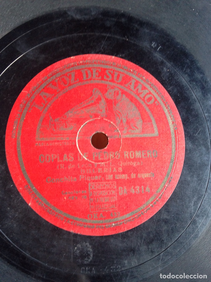 Discos de pizarra: Judas conchita piquer - Foto 3