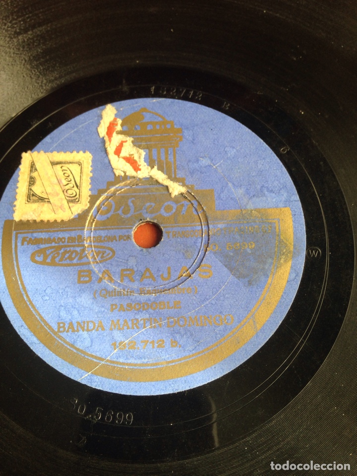 Discos de pizarra: Barajas banda martin domingo - Foto 1