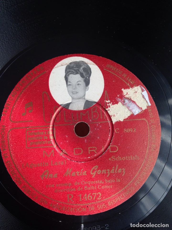 Discos de pizarra: Madrid Ana Mar&iacute;a Gonz&aacute;lez - Foto 1