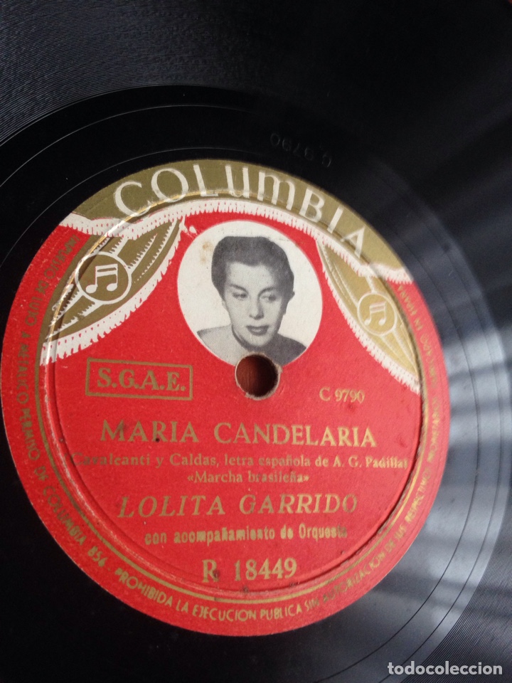 Discos de pizarra: Mar&iacute;a Candelaria lolita garrido - Foto 1