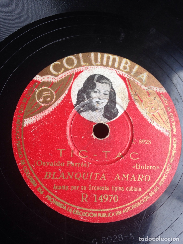 Discos de pizarra: Tic tac blanquita Amaro - Foto 1