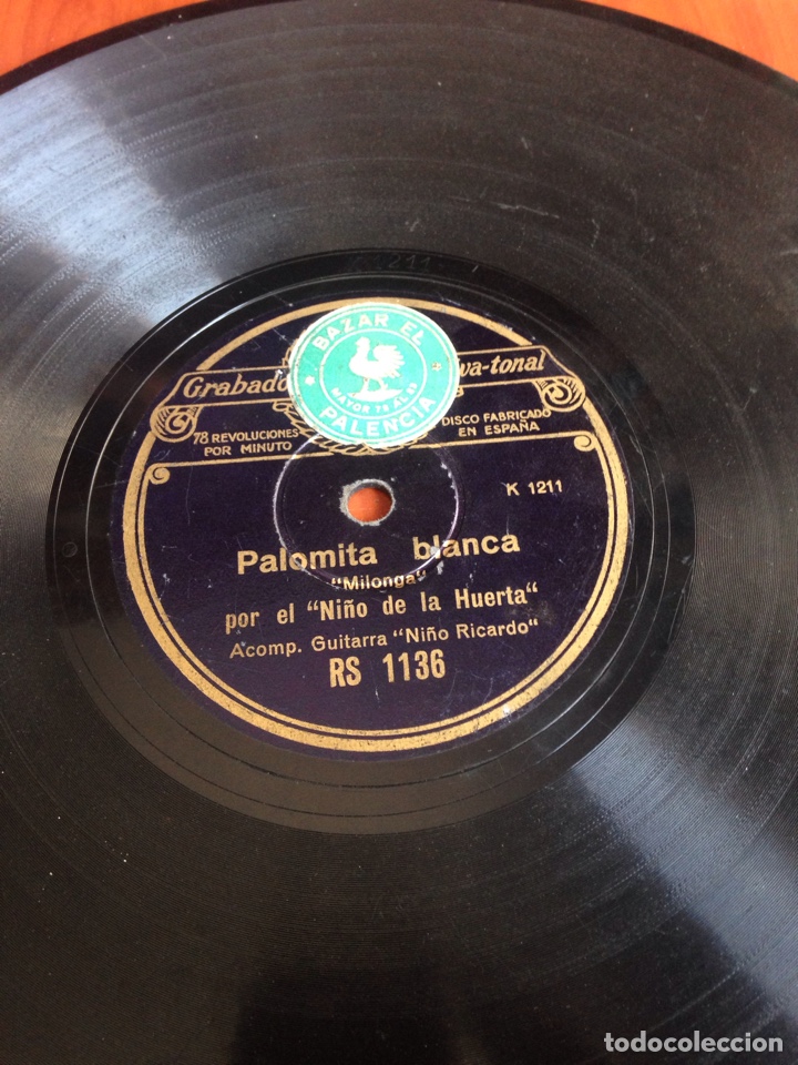 Discos de pizarra: Un pajarito canto ni&ntilde;o de la huerta - Foto 3