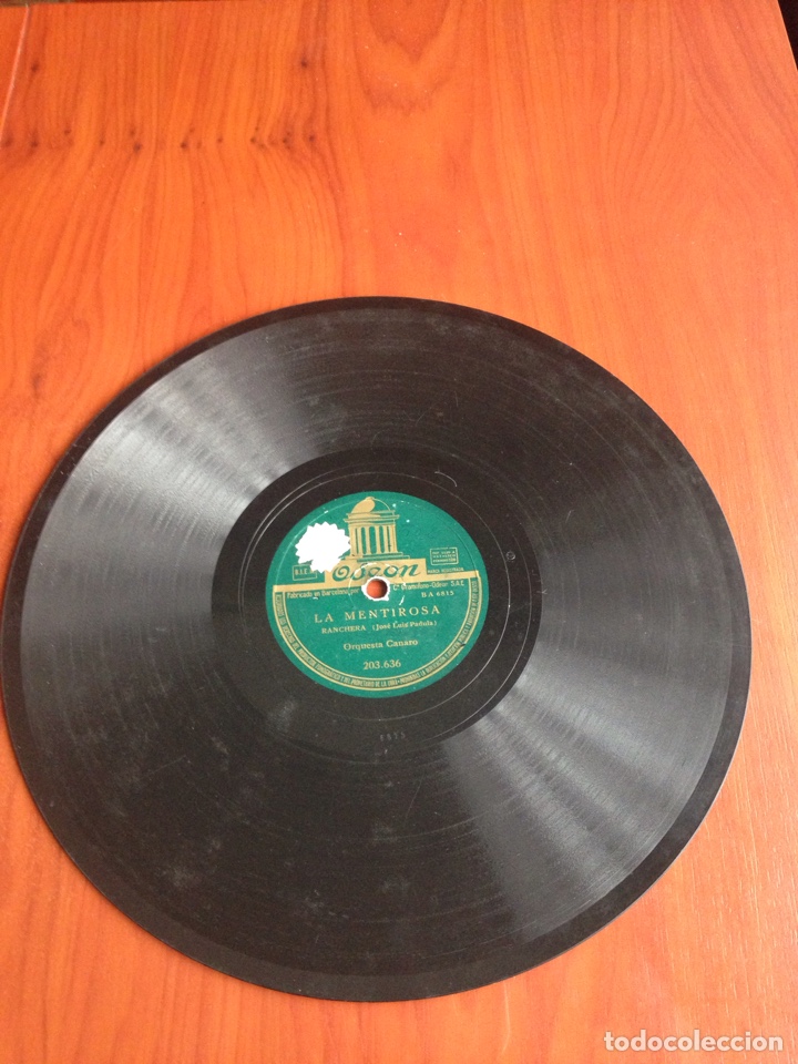 Discos de pizarra: La mentirosa orquesta canaro - Foto 2