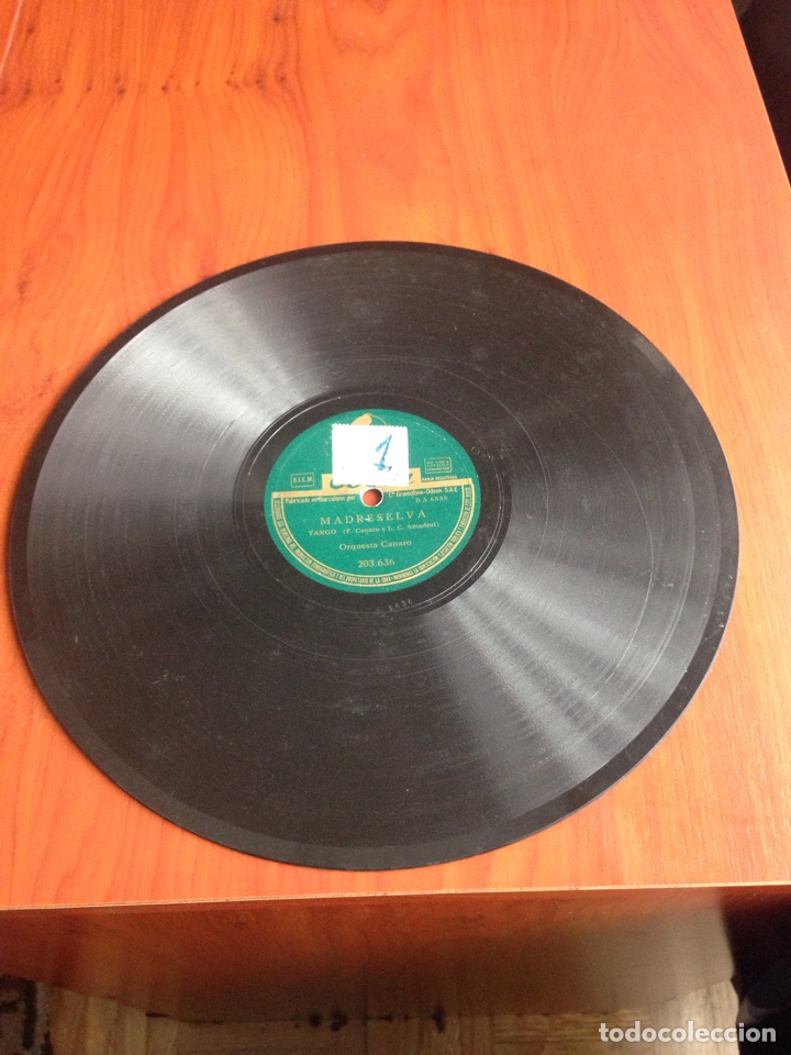 Discos de pizarra: La mentirosa orquesta canaro - Foto 4