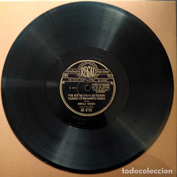 Discos de pizarra: CAMILA GRACIA - JOTAS - REGAL DK8735 - Foto 3