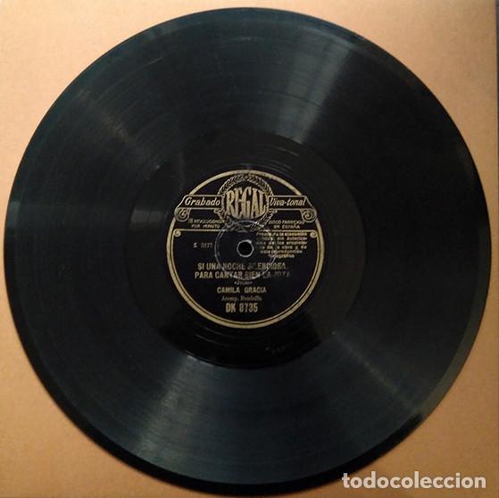 Discos de pizarra: CAMILA GRACIA - JOTAS - REGAL DK8735 - Foto 4
