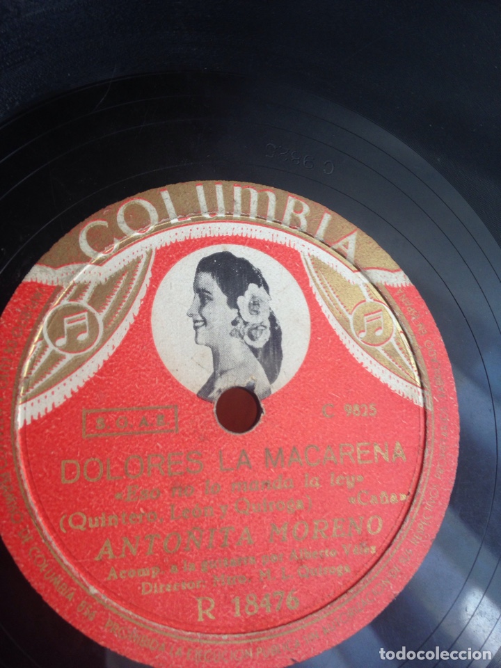 Discos de pizarra: Dolores la Macarena anto&ntilde;ita Moreno - Foto 1