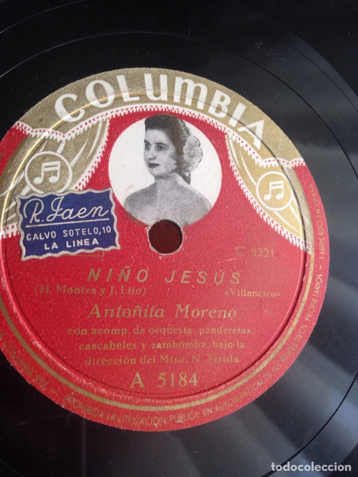 Discos de pizarra: Ni&ntilde;o jesus anto&ntilde;ita Moreno - Foto 1